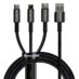 USB to micro USB / USB-C / Lightning