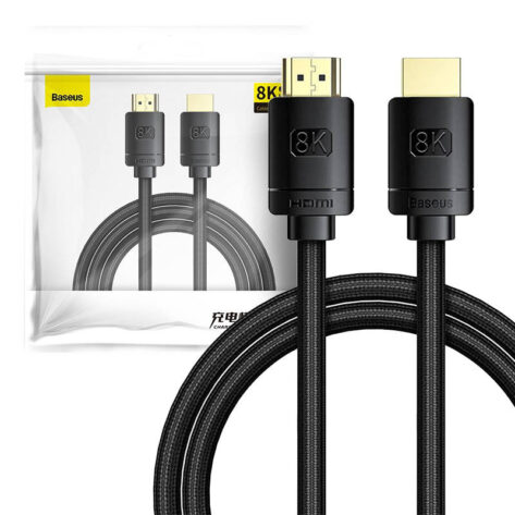 Baseus CAKGQ-K01 8K HDMI Adapter HDMI 2.1 60Hz 3D HDR 48Gbps 2m