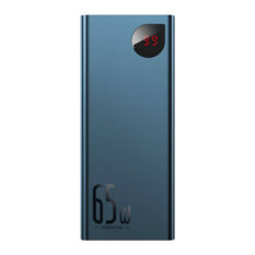 Baseus Adaman Nødlader 20000 mAh + 2x USB-C Blå
