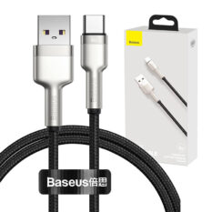 Baseus Cafule USB-A - USB-C 66W 1m Kabel Sort