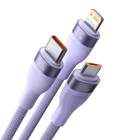 USB-C + micro USB + Lightning
