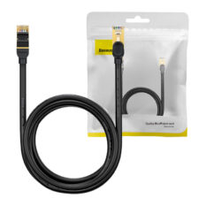 Baseus Ethernet RJ45 Nettverkskabel 10Gbps 2m Sort