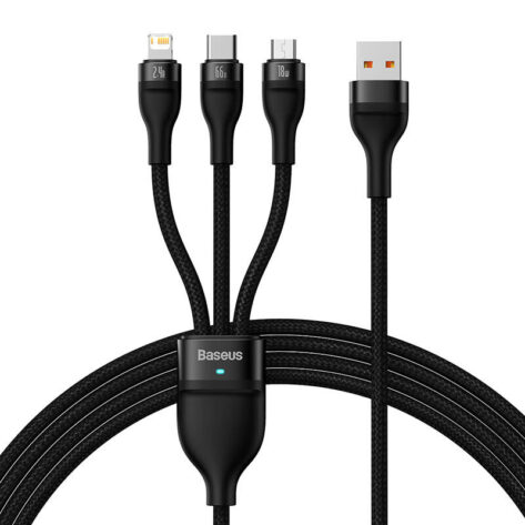 USB-C + micro USB + Lightning