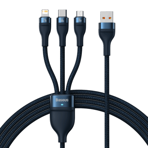 USB-C + Micro + Lightning 66W