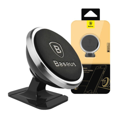 Baseus Magnetisk Bilholder for telefon Sølv