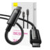 Baseus Tungsten Gold 240w USB-C til USB-C 3m Sort