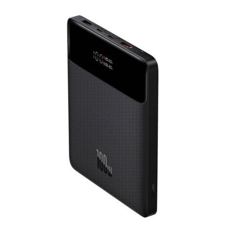 2xUSB-C + cable USB-C  100W (black)