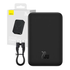 Baseus MagSafe Powerbank 20000mAh USB-C 20W Sort