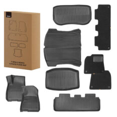 Baseus Tesla Model 3 T-Space 9-delt gulvmatte Sort