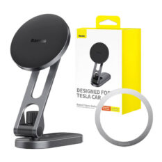 Magnetisk Bilfeste for Tesla Touch Screen T-Space Grå