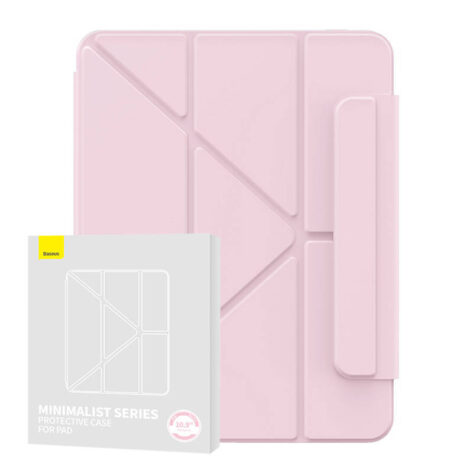 Baseus Minimalistisk magnetisk deksel til iPad 10.9" Rosa