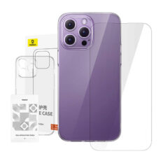 Baseus Clear Case iPhone 14 Pro Max + herdet glass