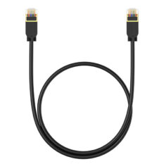 Baseus Cat7 Gigabit Ethernet RJ45-kabel 0.5 m Sort