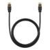 Baseus Cat7 Gigabit Ethernet RJ45-kabel 1M Sort