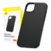 Baseus Fauxther Series telefondeksel for iPhone 15 Sort