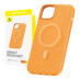Baseus Magnetisk Deksel for iPhone 15 Plus Fauxther Oransje