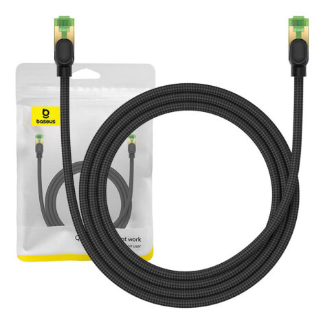 Baseus High Speed CAT8 Ethernet LAN CAT8 RJ45 40Gbs 1.5m