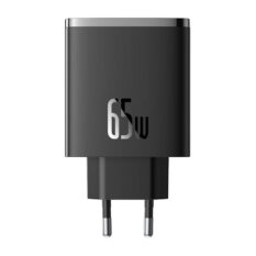 Baseus GaN5 Cube Pro 2xUSB-C + USB 65W Sort