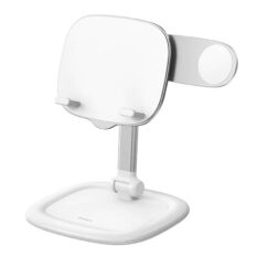 Baseus Seashell Nettbrett og Telefonstativ Hvit