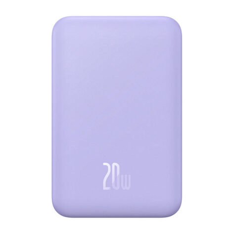 Baseus Magnetisk Mini Powerbank 5000mAh 20W Lilla