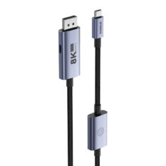 Baseus Adapter USB-C - DP 8K 1.5m Sort