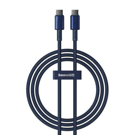 Baseus Tungsten Gold USB-C til USB-C 100W 1m Blå