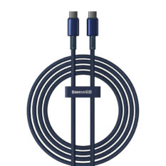 Baseus Tungsten Gold USB-C til USB-C 100W 2m Blå