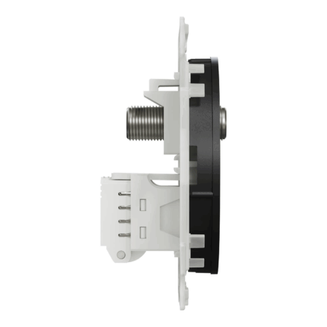ELKO One modularuttak 2x8 kat 6 UTP og 1xFF Sort_4