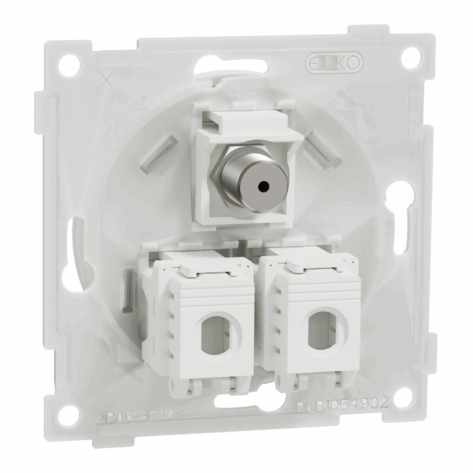 ELKO One modularuttak 2x8 kat 6 UTP og 1xFF RH
