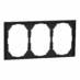 ELKO One Ramme 3-hull til stikkontakt Sort_6