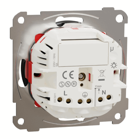 ELKO One Enkel stikk med timer Sort_5