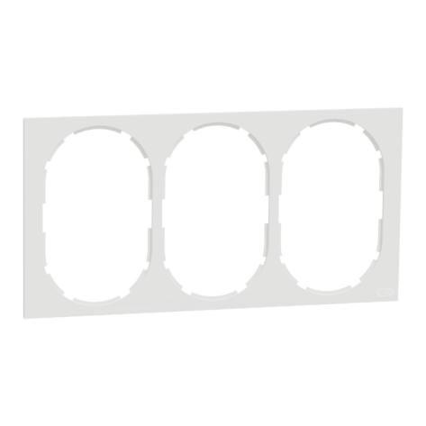 EKO50012 ELKO One Ramme 3-hull til Stikkontakt RH