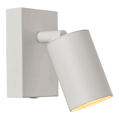Toronto Vegglampe - Hvit