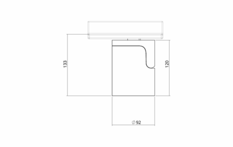 Sg Aneto 3 Tenning Hvit 2520lm 3000K