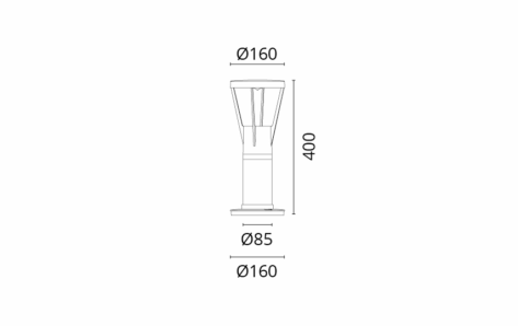 Sg Arco Air Grafitt R 75lm 2700K Faseavsnitt_1
