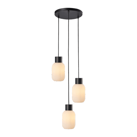 Ina Rondell Ø15cm 3xE27 Opal