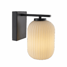 Ina Vegglampe E27 Opal