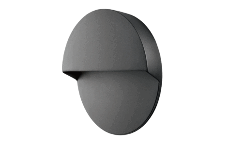 SG Arlon rund Sort vegglampe 10W 3000K