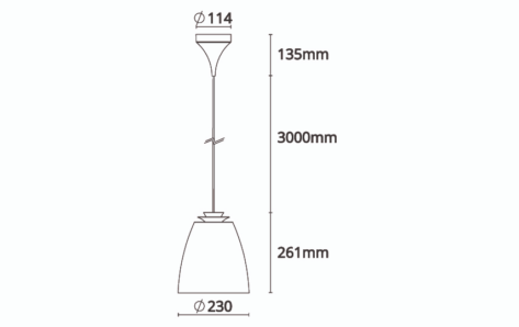 SG Bell Midi Takpendel Hvitgull 10W_1