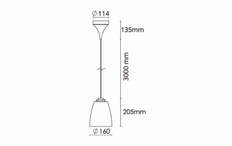 SG Bell Mini Takpendel Hvitgull 5W_1