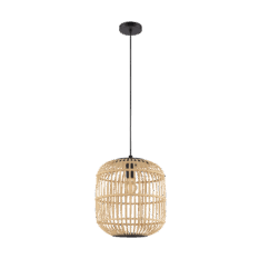 Bordesley Pendel E27 Ø35 Sort/Natur