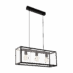 Charterhouse Taklampe E27 3x60W Sort/Glass