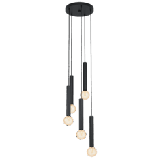 Cortenova Pendel 5x60w E27 Sort