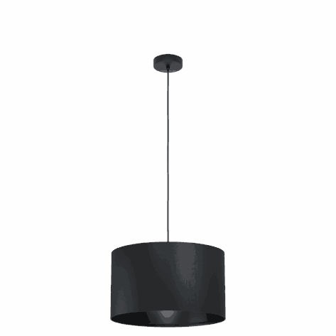 Maserlo Pendel Ø38cm 40w E27 Sort