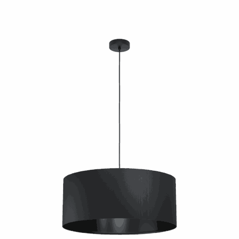 Maserlo Pendel Ø53cm 40w E27 Sort