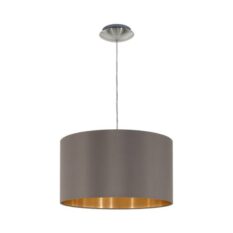 Maserlo Pendel Ø38cm 60w E27 Cappucino Gull