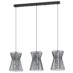 Maseta Pendel 3x40w E27 Sort