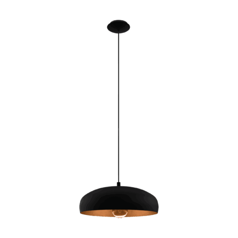 MS Mogano Pendel Ø40cm E27 Sort Kobber