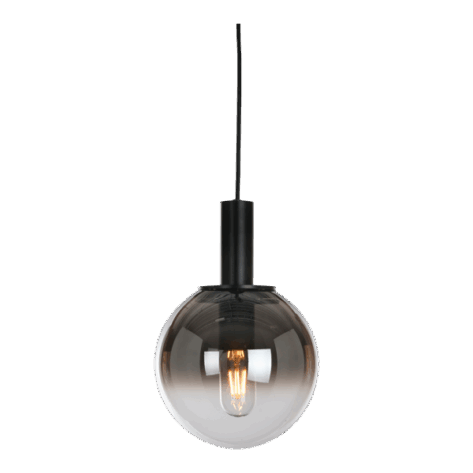Nevada Pendel Ø22cm E27 Sort Smoke