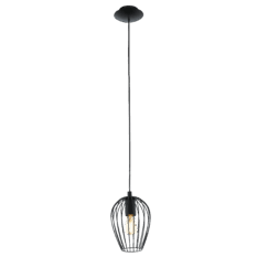Newtown Pendel Ø16cm E27 Sort